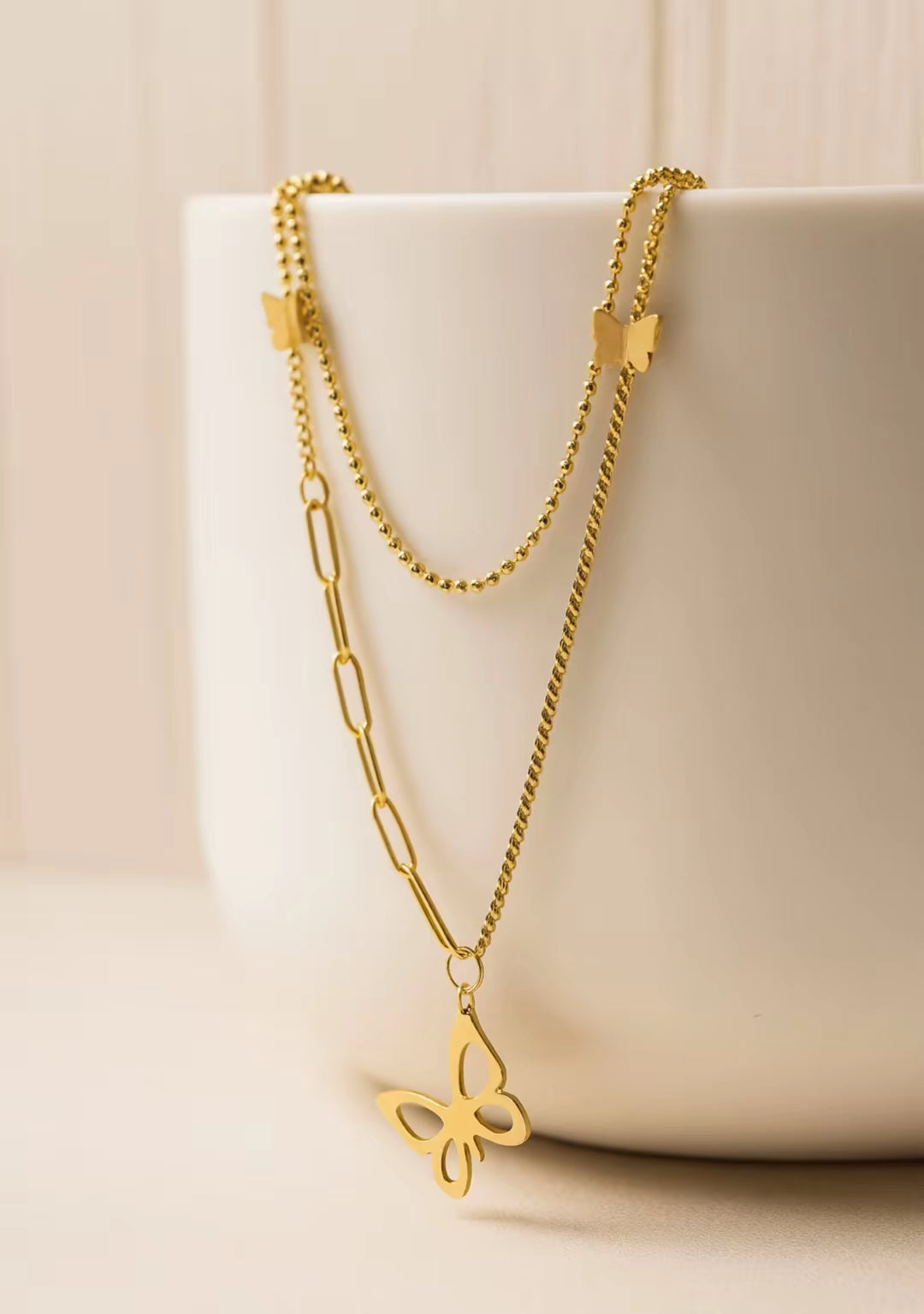 Butterfly ketting