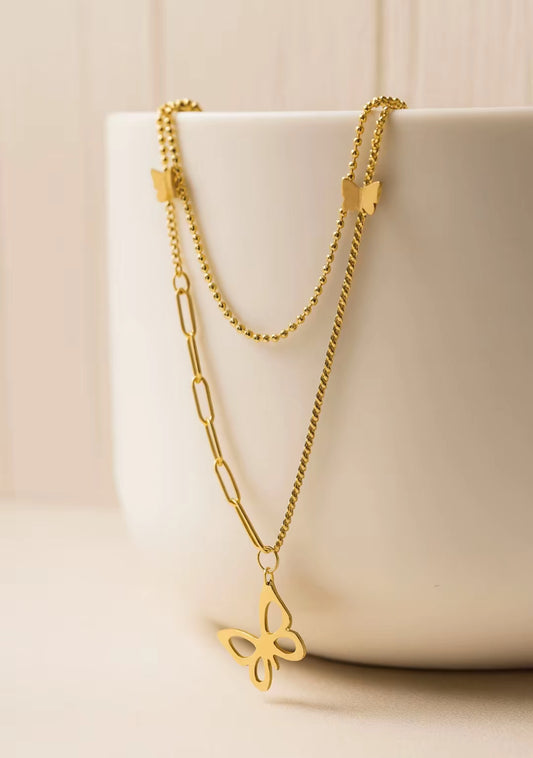 Butterfly ketting