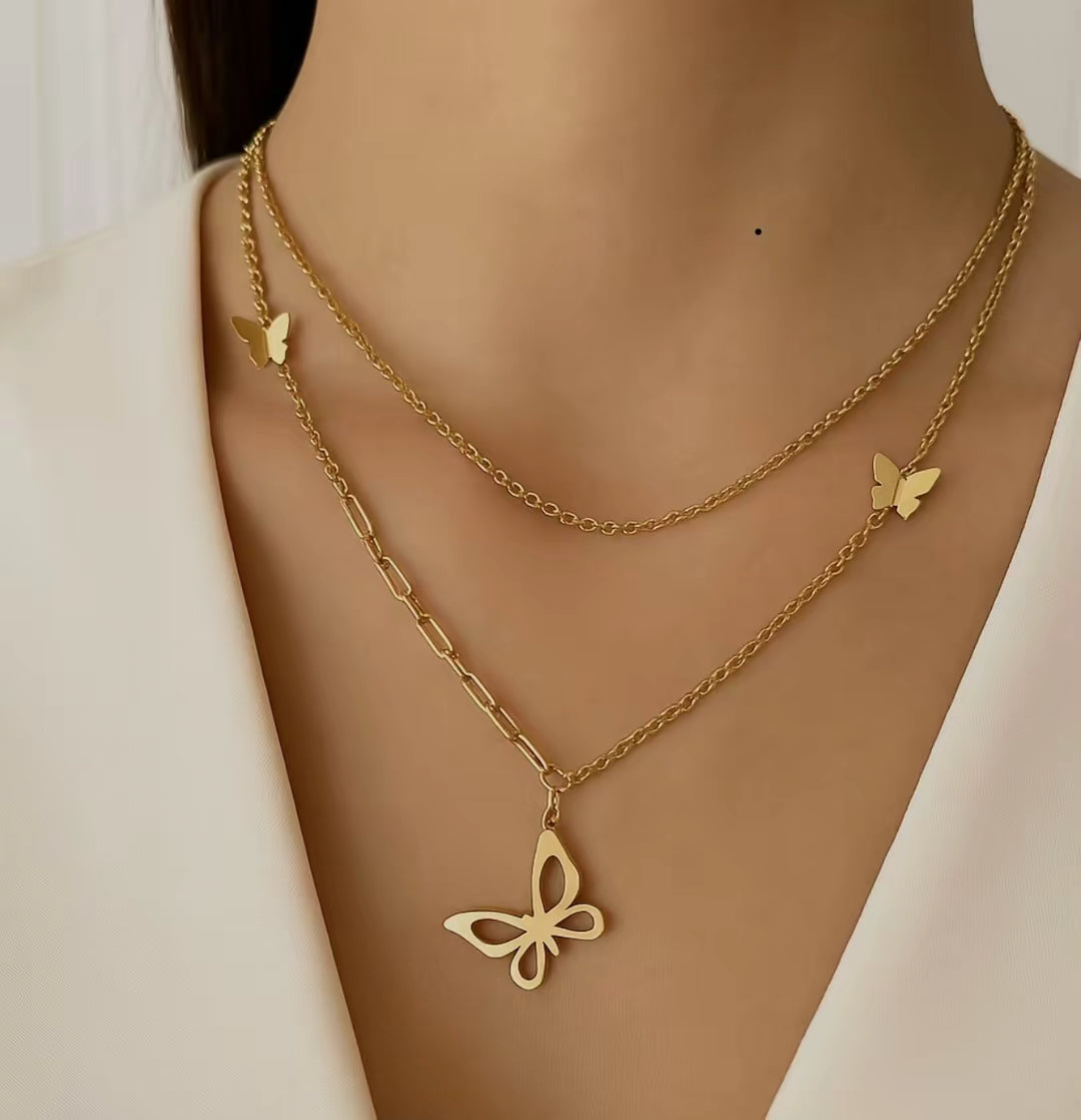 Butterfly ketting